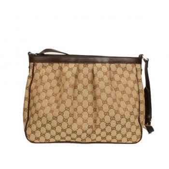 Gucci Messenger bags 296834 Apricot Canvas Messenger Bag