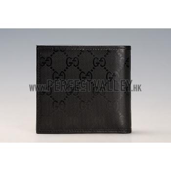 Gucci Supreme Bi-Fold Canvas Wallet Black