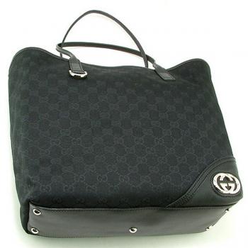 Gucci Tote bags 169945 Black Canvas Large Bag