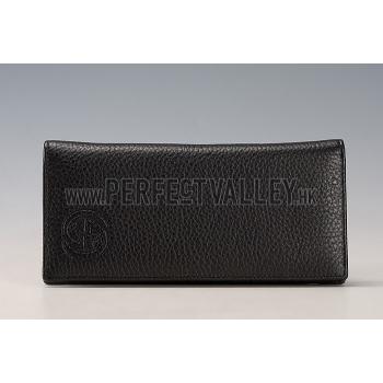 Gucci Long Wallet Black Leather