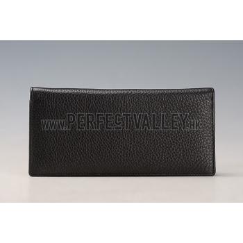 Gucci Long Wallet Black Leather