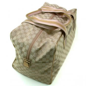 Gucci Travel Cases 153240 Gold Canvas Large