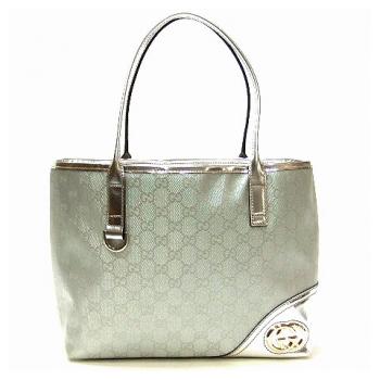 Cheap Gucci Tote bags 169946 Silver Canvas Large Bags