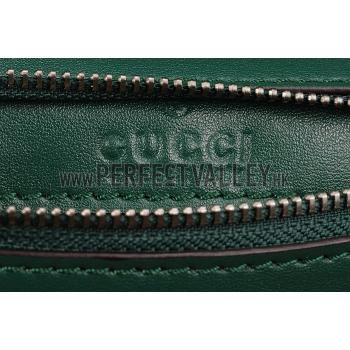 Replica Gucci Bamboo Daily Blooms Bag Emerald Green