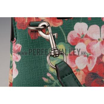 Replica Gucci Bamboo Daily Blooms Bag Emerald Green