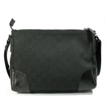 Gucci Messenger bags 114273 Black Canvas Small Handbag