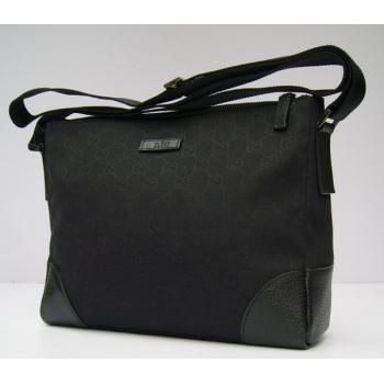 Gucci Messenger bags 114273 Black Canvas Small Handbag