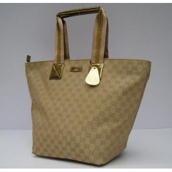 Gucci Tote bags 131231 Gold Canvas Ladies Bags