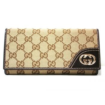 Gucci Wallet 181593 Khaki Small Ladies Bag