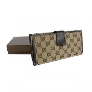 Gucci Wallet 181593 Khaki Small Ladies Bag