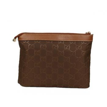 Gucci Wallet 282071 Coffee Nylon Ladies Handbag