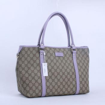 Gucci Tote bags 197953 Grey Canvas HandBags