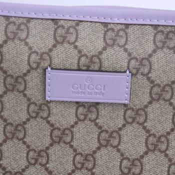 Gucci Tote bags 197953 Grey Canvas HandBags