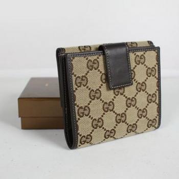 Gucci Wallet 245727 Canvas Small Ladies Bag