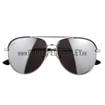 Gucci Ultra-light Aviator Silver Frame Sunglasses 308206