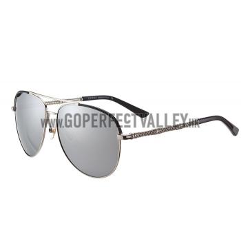 Gucci Ultra-light Aviator Silver Frame Sunglasses 308206