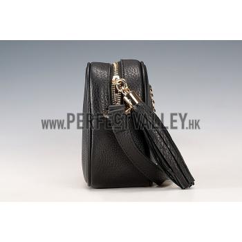 Gucci Soho Disco Studded Leather Bag Black