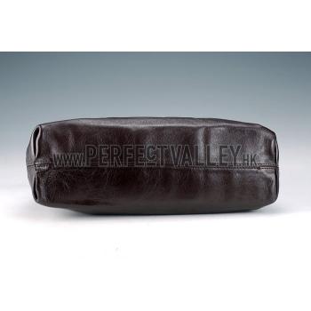 Cheap Gucci Soho Large Hobo with Embossed Interlocking G Dark Brown