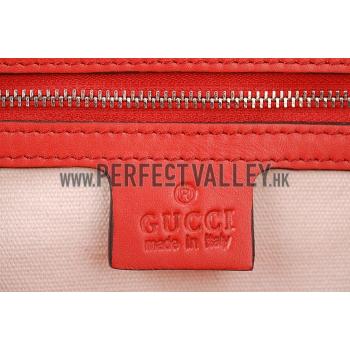 Gucci Medium Boston Red Vintage Web