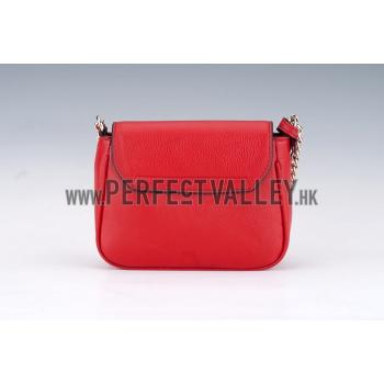 Gucci Soho Mini Shoulder Strap Bag Red