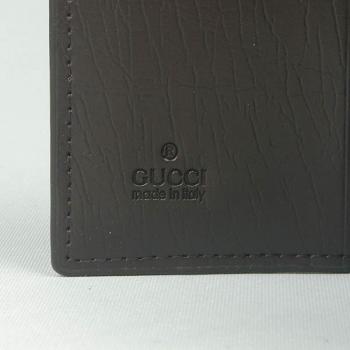 Gucci Wallet 115052 Coffee Canvas Mens Wallet