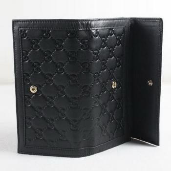 Gucci Wallet 181648 Black Accessory Ladies