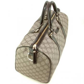 Replica Gucci  Handle bags 193603 Coffee Canvas Medium