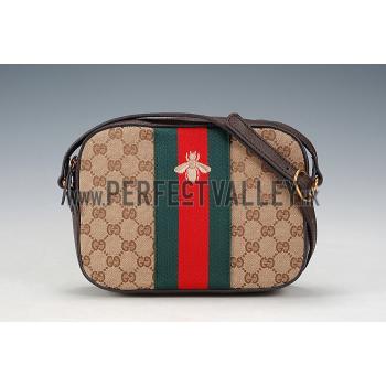 Replica Gucci Bee Detail GG Canvas Bag