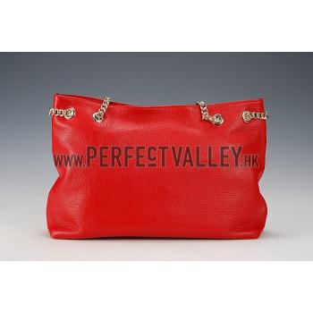 Gucci Soho Leather  Handle Red Bag