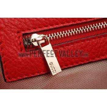 Gucci Soho Leather  Handle Red Bag