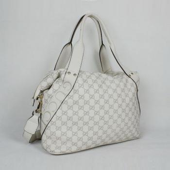 Gucci  Handle bags 211105 Beige Cow Leather Large