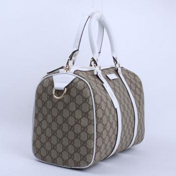 Gucci  Handle bags 193603 White Canvas HandBags