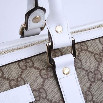 Gucci  Handle bags 193603 White Canvas HandBags