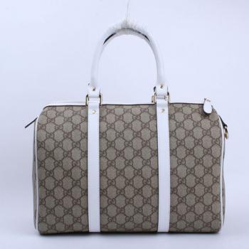 Gucci  Handle bags 193603 White Canvas HandBags