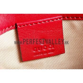 Replica Gucci Lady Web GG Small Canvas Bag Dark Red