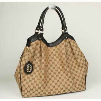 Gucci  Handle bags 211943 Black HandBags Ladies Replica