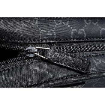 Gucci Signature Black Canvas Messenger Bag 18926931