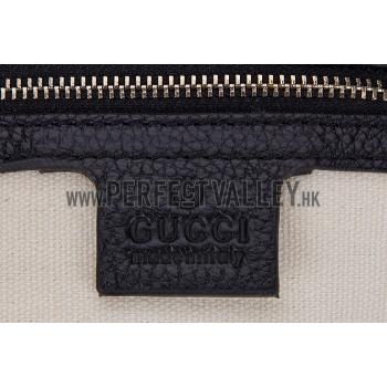 Replica Gucci Soho Black Leather Working Tote