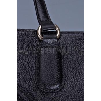 Replica Gucci Soho Black Leather Working Tote