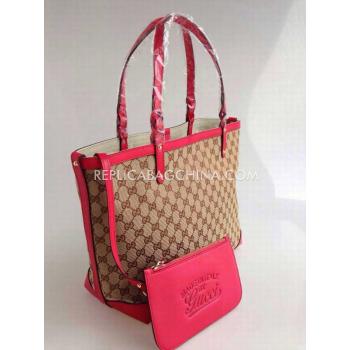 Gucci Handbag Calfskin Shopping Bag New Arrival Brown Replica