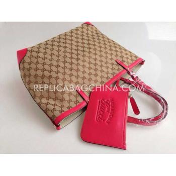 Gucci Handbag Calfskin Shopping Bag New Arrival Brown Replica