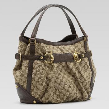 Cheap Gucci Shoulder bags 203546 Apricot Canvas Ladies Bag