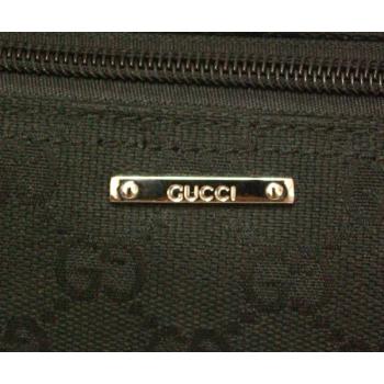 Replica Gucci Cosmetic Cases 141809 Black Canvas Small Bag