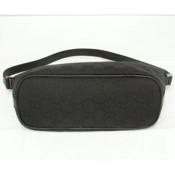 Replica Gucci Cosmetic Cases 141809 Black Canvas Small Bag