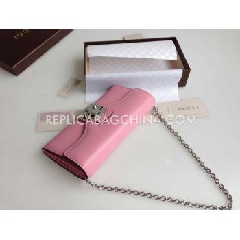 Gucci Handbag Shoulder Bag Calfskin Pink