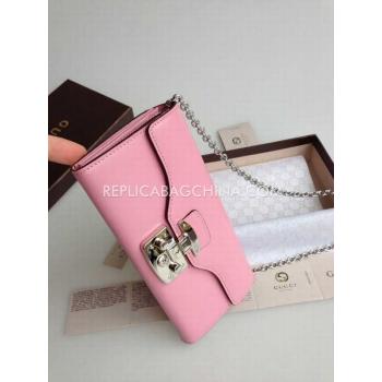 Gucci Handbag Shoulder Bag Calfskin Pink