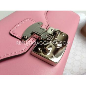 Gucci Handbag Shoulder Bag Calfskin Pink