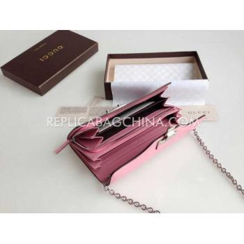 Gucci Handbag Shoulder Bag Calfskin Pink