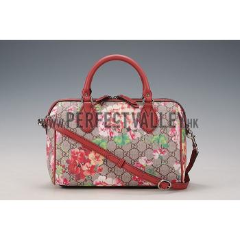 Gucci Boston Blooms Supreme Canvas Bag Replica