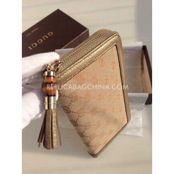 Replica Gucci Wallet Brown Clutch Calfskin